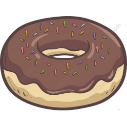 Chocolate Sprinkled Donut