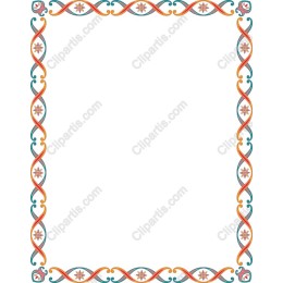 Ornamental Floral Frame