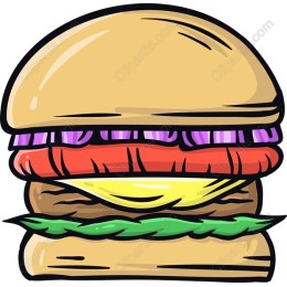 Vibrant Hamburger