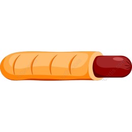 Vibrant Hot Dog