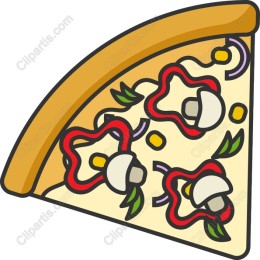 Colorful Pizza Slice
