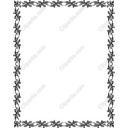 Elegant Ornate Decorative Border