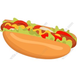 Vibrant Hot Dog