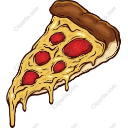 Cheesy Pepperoni Pizza Slice