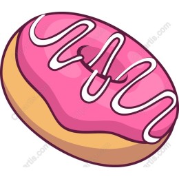 Sweet Pink Donut
