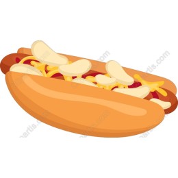 Vibrant Hot Dog