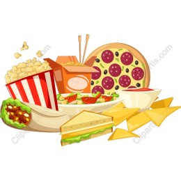Vibrant Fast Food