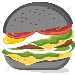 Gourmet Black Burger