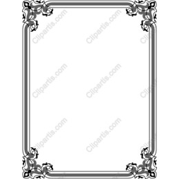 Elegant Ornate Floral Border
