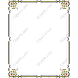 Elegant Ornate Floral Frame