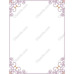 Elegant Floral Decorative Border