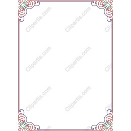 Elegant Floral Border