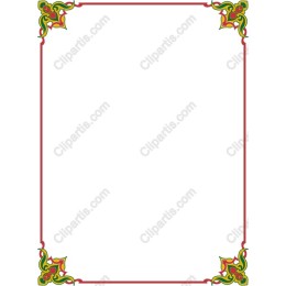 Elegant Decorative Floral Frame
