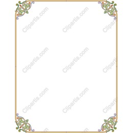Ornamental Floral Frame Illustrator