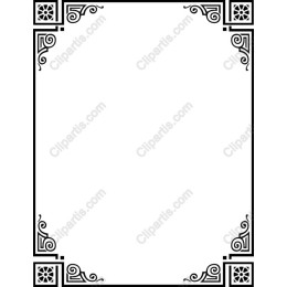 Elegant Decorative Black Frame