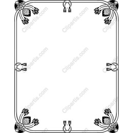 Intricate Floral Frame