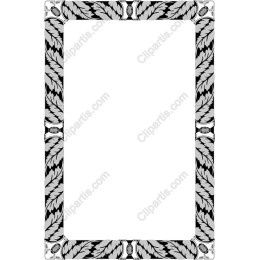 Elegant Leaf Decorative Frame