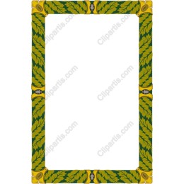 Elegant Leaf Frame