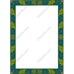 Elegant Vintage Floral Frame