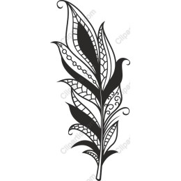 Elegant Hand-Drawn Leaf