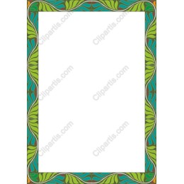 Vibrant Leafy Border