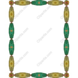 Elegant Floral Border
