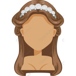 Elegant Woman with Floral Headpiece
