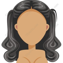 Elegant Cartoon Woman