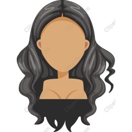 Elegant Female with Flowing Hair