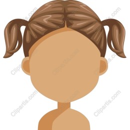Playful Girl with Pigtails