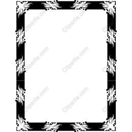 Elegant Floral Decorative Frame