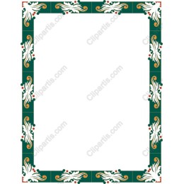 Elegant Decorative Border - Floral