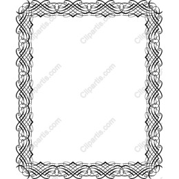 Elegant Swirling Border