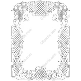 Ornate Floral Frame