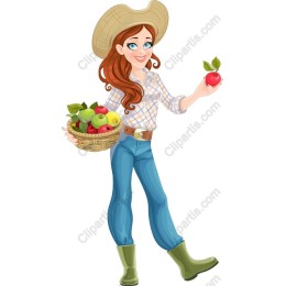 Charming Farmer Woman