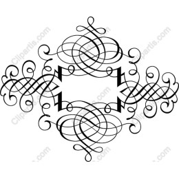 Vintage Decorative Swirl Frame