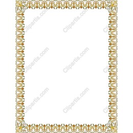 Vintage Floral Decorative Frame