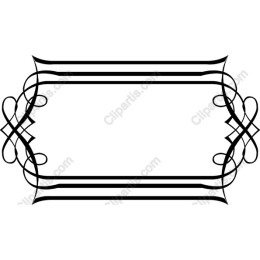 Elegant Black Decorative Frame