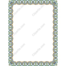 Elegant Floral Decorative Frame