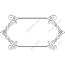 Elegant Swirl Border