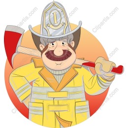 Cheerful Firefighter