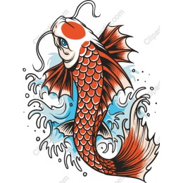 Vibrant Koi Fish