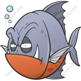 Quirky Cartoon Fish Illustratio