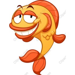 Cheerful Cartoon Fish