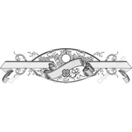Vintage Floral Banner