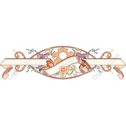 Elegant Vintage Floral Banner
