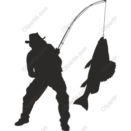Fisherman Catching Fish