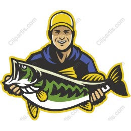 Fishing Enthusiast - Angler Holding Huge Fish
