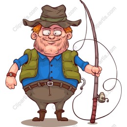 Cheerful Fisherman