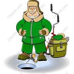 Winter Adventures Ice Fisherman